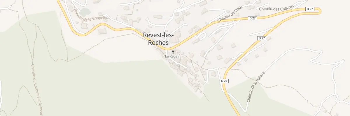 Plan du 15A Pl des Gastaud à Revest-les-Roches