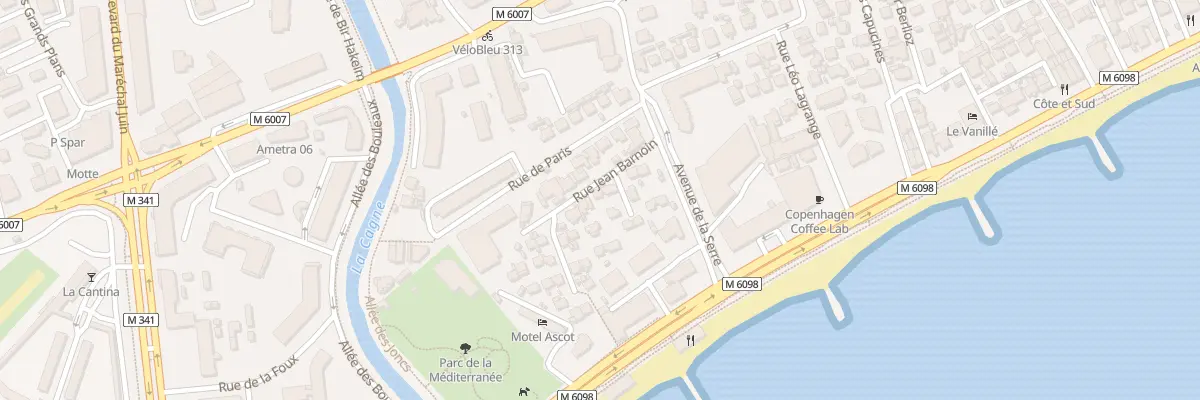 Plan du 9 Rue Jean Barnoin à Cagnes-sur-Mer