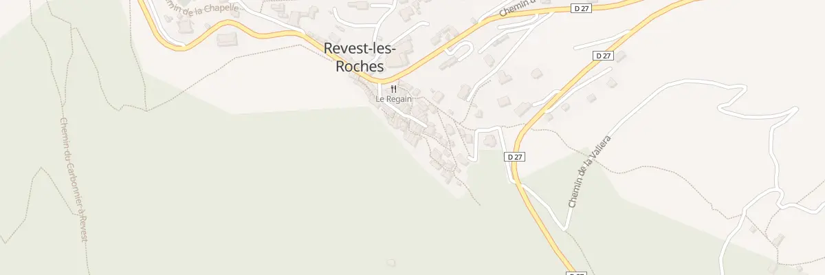 Plan du 6 Rue des Noble à Revest-les-Roches