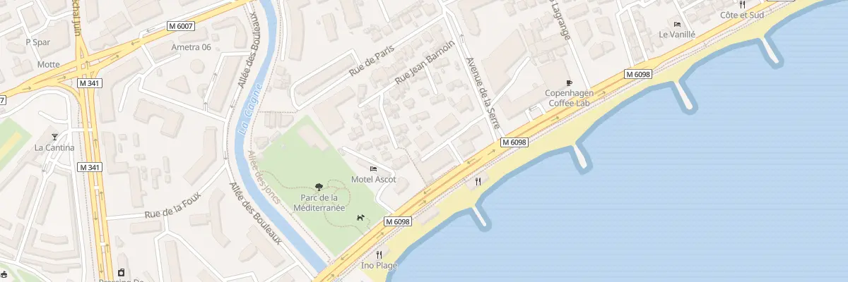 Plan du 8 Rue François Bailet à Cagnes-sur-Mer