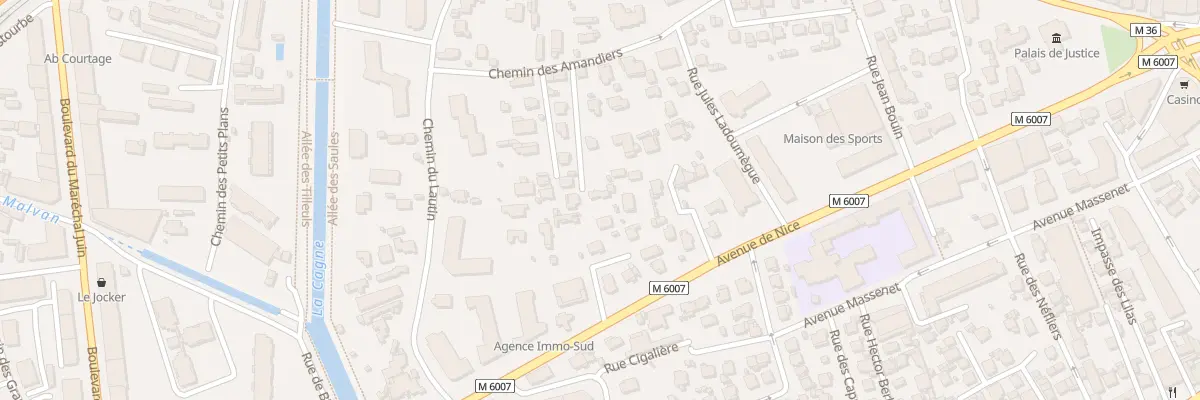 Plan du 9015 Imp des Amandiers à Cagnes-sur-Mer