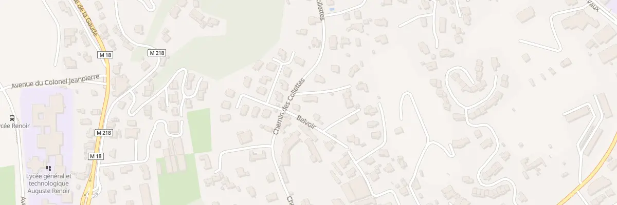 Plan du 46B Che des Collettes à Cagnes-sur-Mer