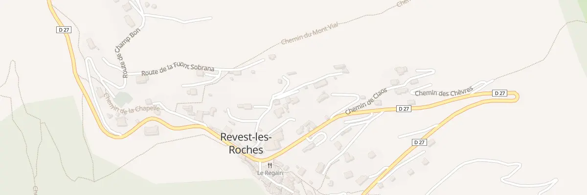 Plan du 6 Che de la Condamina Sobrana à Revest-les-Roches