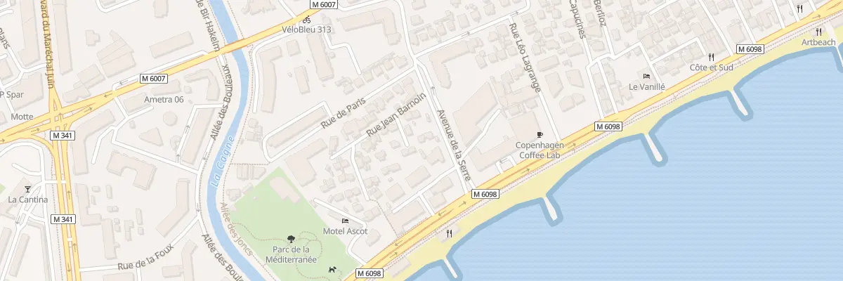 Plan du 4 Rue Jean Barnoin à Cagnes-sur-Mer