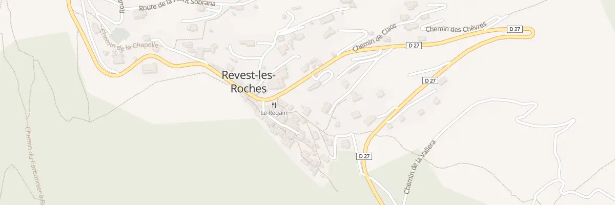 Plan du 11 Che du Clôt à Revest-les-Roches