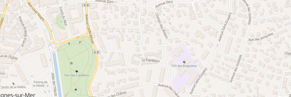 Plan du 15 Rue Jean Moulin à Cagnes-sur-Mer