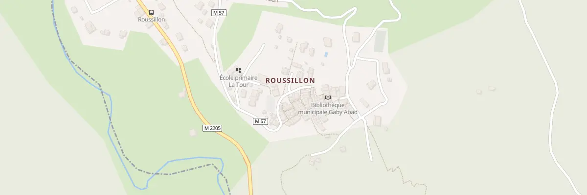 Plan du 5042 Roussillon à La Tour