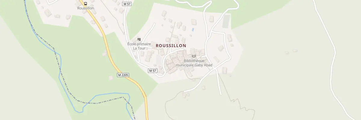 Plan du 5052 Roussillon à La Tour