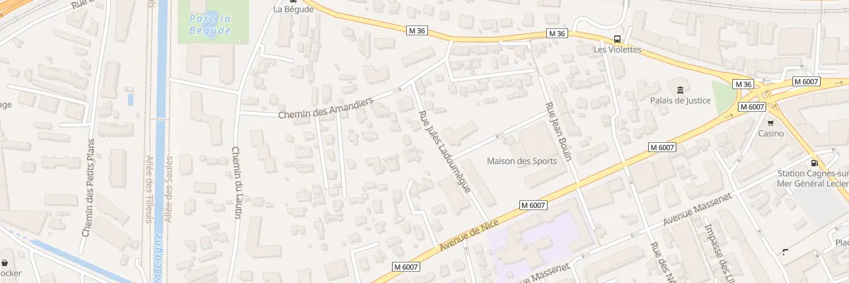 Plan du 9 Rue Jules Ladoumègue à Cagnes-sur-Mer