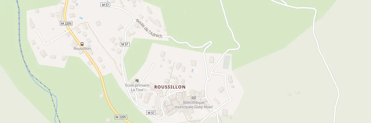 Plan du 5003 Le Clot de Roussillon à La Tour