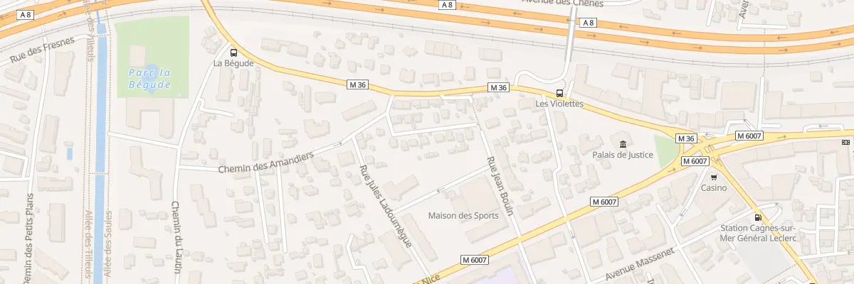 Plan du 9008 Imp des Fleurs à Cagnes-sur-Mer