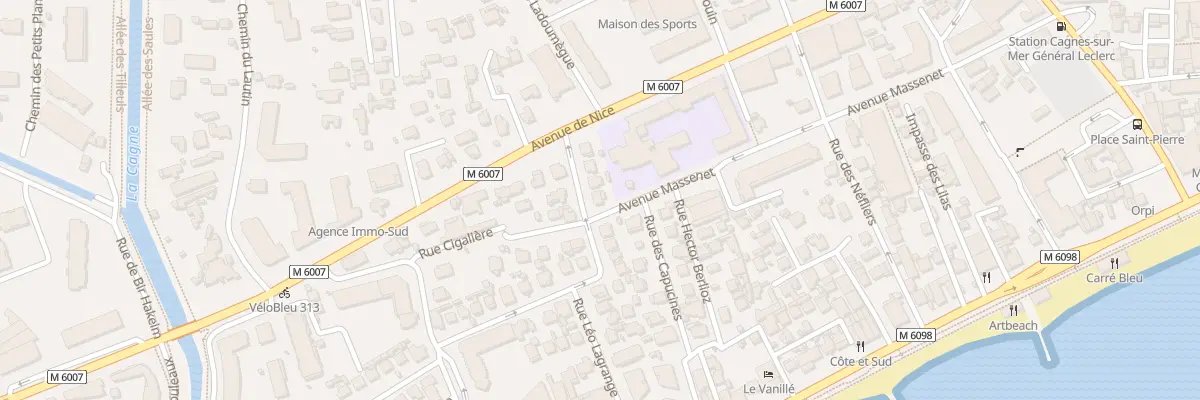 Plan du 26 Rue de la Pinède à Cagnes-sur-Mer