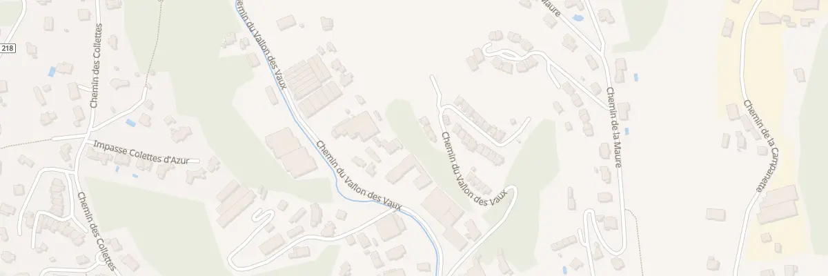 Plan du 52 Che du Vallon des Vaux à Cagnes-sur-Mer