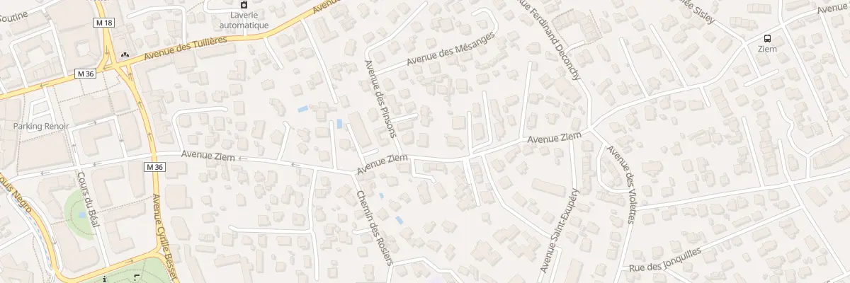 Plan du 31 Av Ziem à Cagnes-sur-Mer