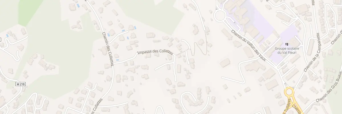 Plan du 58 Che des Collettes à Cagnes-sur-Mer