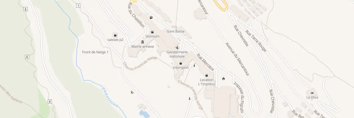 Plan du 45 Pl Centrale à Isola