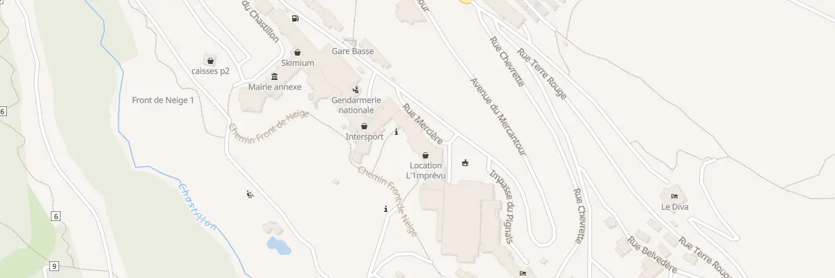 Plan du 260 Av du Mercantour à Isola