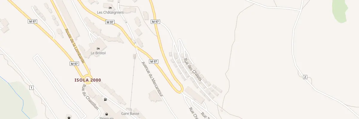 Plan du 3 Rue des Chalets à Isola