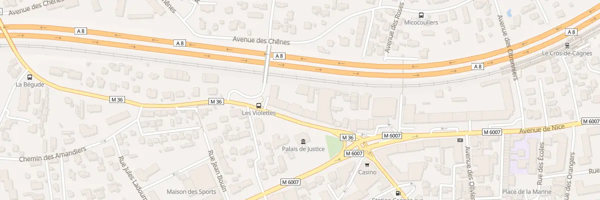 Plan du 91 Av Cyrille Besset à Cagnes-sur-Mer