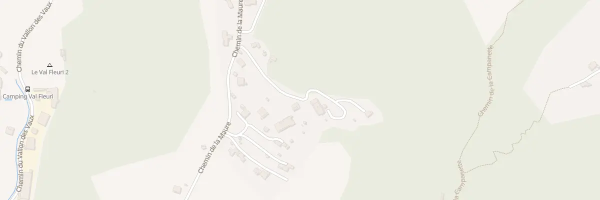 Plan du 110A Che de la Maure à Cagnes-sur-Mer