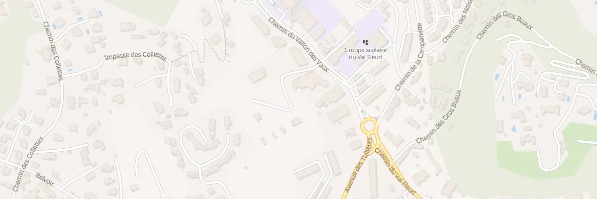 Plan du 13B Che du Vallon des Vaux à Cagnes-sur-Mer
