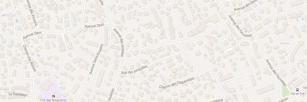 Plan du 47 Av des Bréguières à Cagnes-sur-Mer