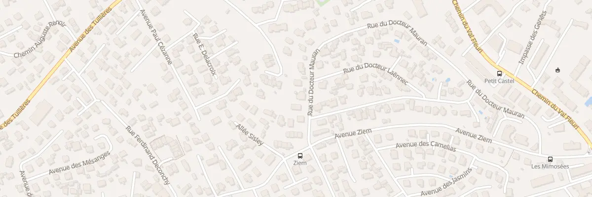 Plan du 7 Rue du Docteur Mauran à Cagnes-sur-Mer