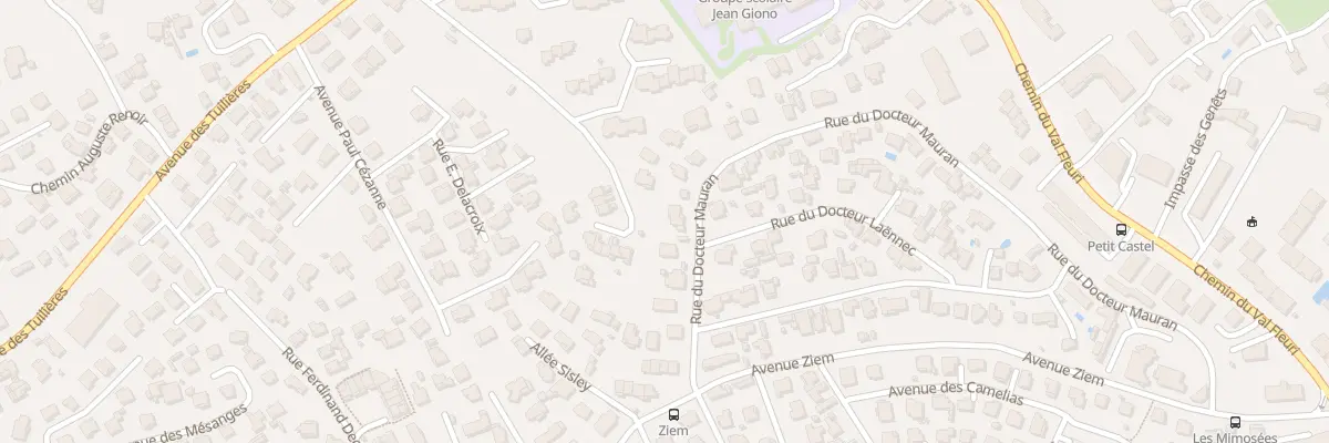 Plan du 11 Rue du Docteur Mauran à Cagnes-sur-Mer