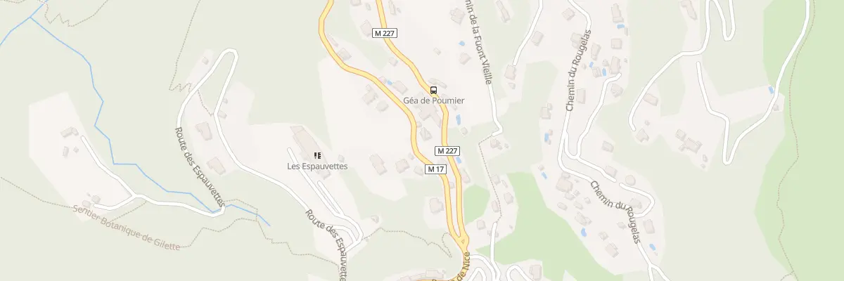 Plan du 5039 Gea de Poumier à Gilette