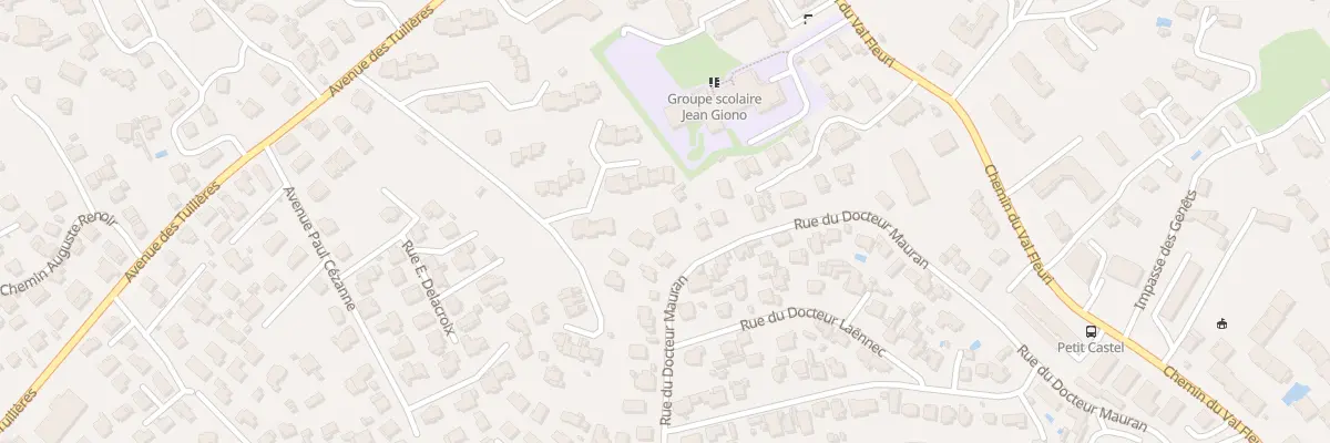 Plan du 17 Rue du Docteur Mauran à Cagnes-sur-Mer