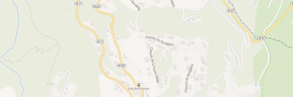Plan du 5696 Gea de Poumier à Gilette