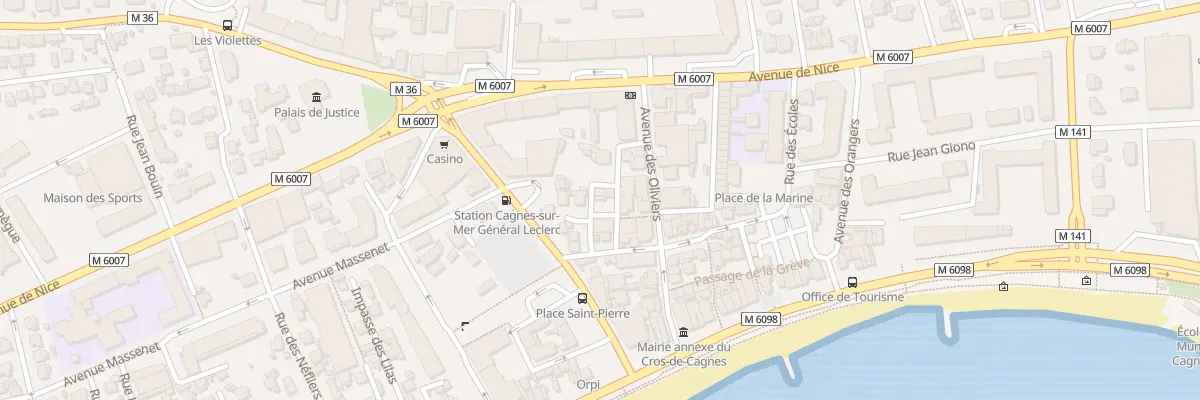 Plan du 9002 Rue des Figuiers à Cagnes-sur-Mer
