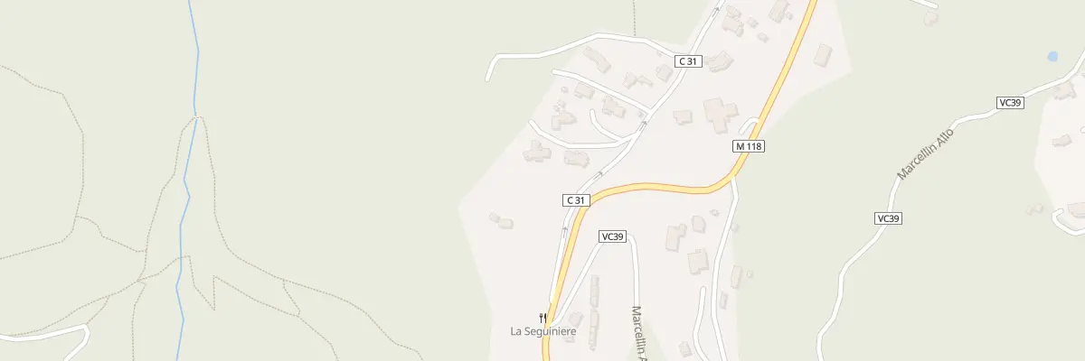 Plan du 185 Che du Mont Gros à La Gaude