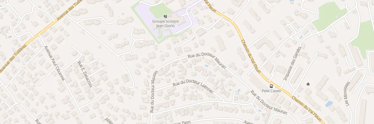 Plan du 22B Rue du Docteur Mauran à Cagnes-sur-Mer