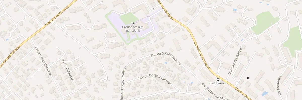 Plan du 27 Rue du Docteur Mauran à Cagnes-sur-Mer