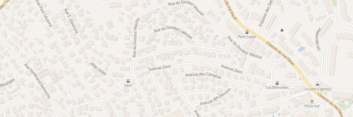 Plan du 16 Rue Pierre Curie à Cagnes-sur-Mer