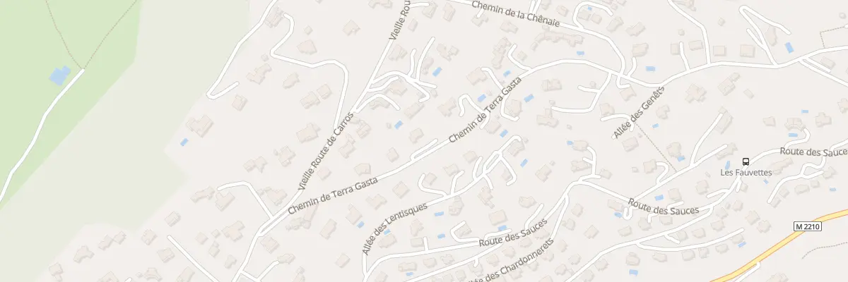 Plan du 213 Che de Terra Gasta à Gattières