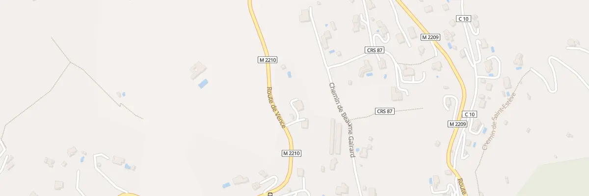 Plan du 248 Rte Metropolitaine 2210 à Saint-Jeannet
