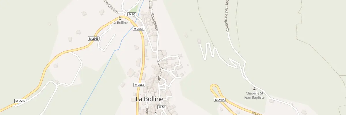 Plan du 9605 La Bolline à Valdeblore
