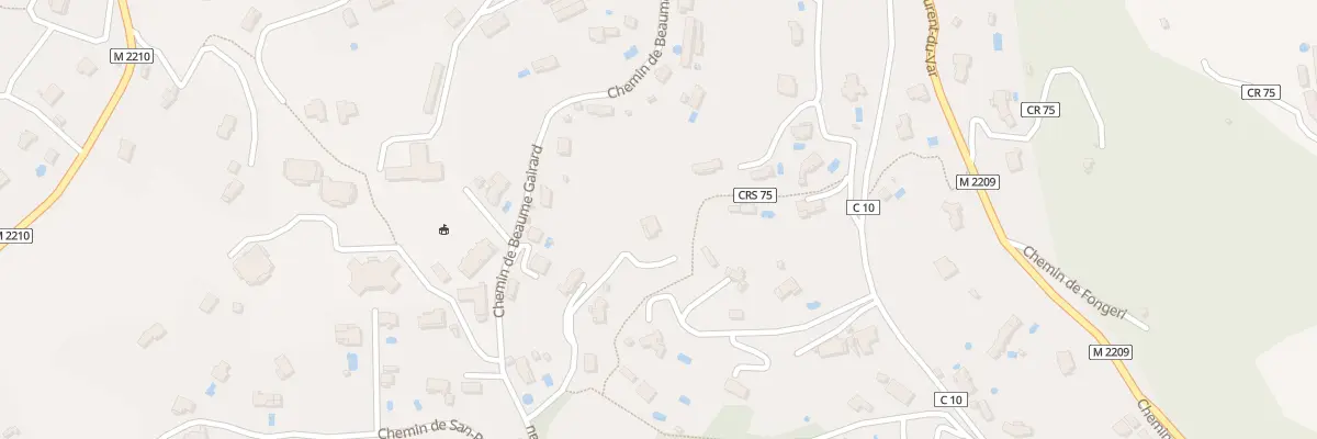 Plan du 1520 Crs 75 des Vars à Saint-Jeannet