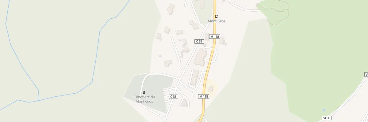 Plan du 611 Che du Mont Gros à La Gaude