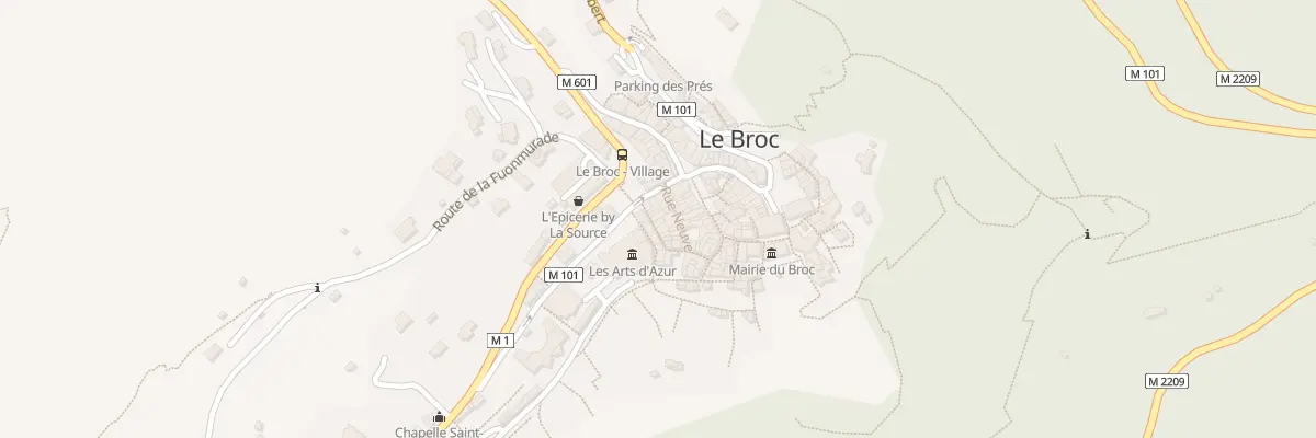 Plan du 6 Rue Neuve au Broc