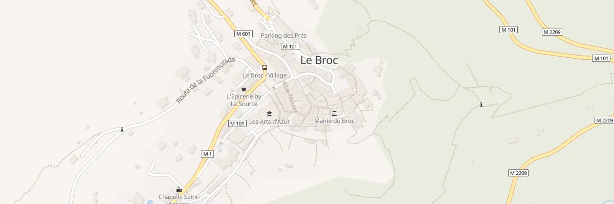 Plan du 6 Rue de l’Hôtel de Ville au Broc