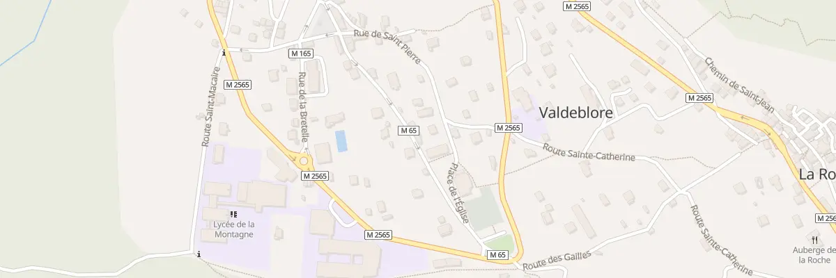 Plan du 5431 Saint Pierre à Valdeblore
