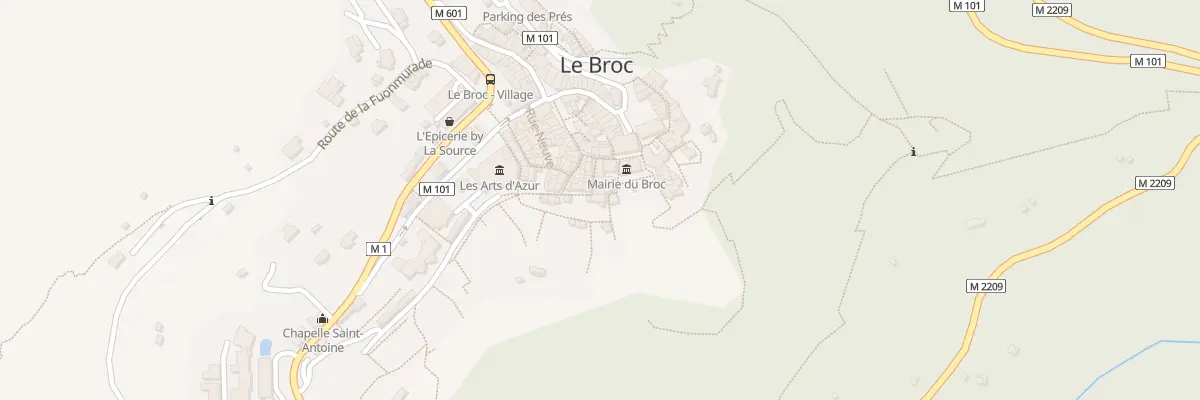 Plan du 1 Pl du Campon au Broc