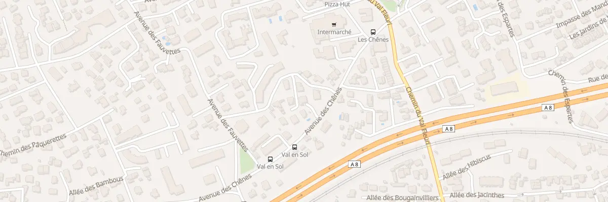 Plan du 91D Av des Chênes à Cagnes-sur-Mer