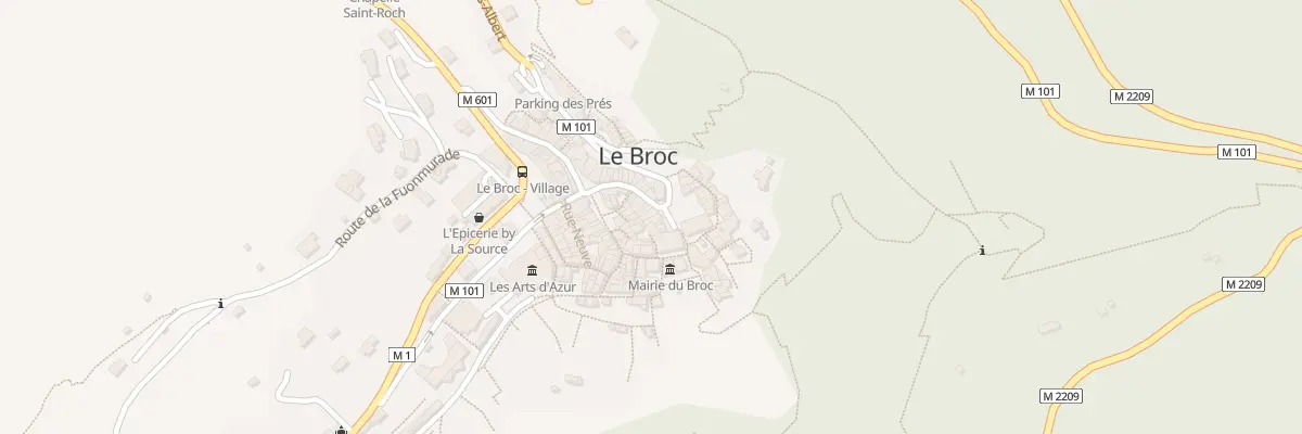 Plan du 2 Pl du Vallat au Broc