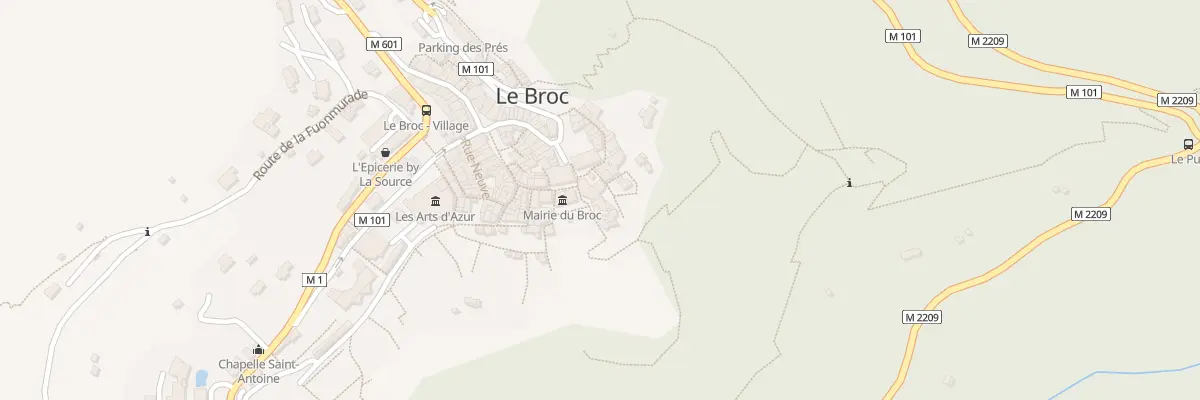 Plan du 11 Rue du Villar au Broc
