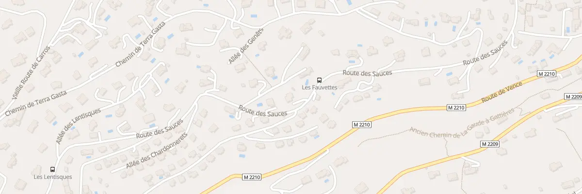 Plan du 778 Rte des Sauces à Gattières