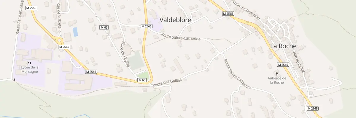Plan du 9556 Les Gailles à Valdeblore